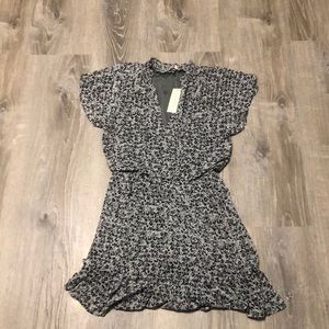 Francescas printed cinched waist dress